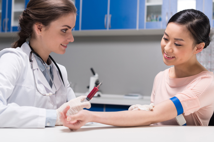 Taking Blood Sample